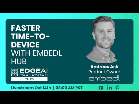 Watch “EDGE AI Talks: Faster Time-To-Device with Embedl Hub” on YouTube